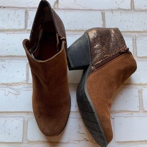 New Suede Sparkle ankle boot